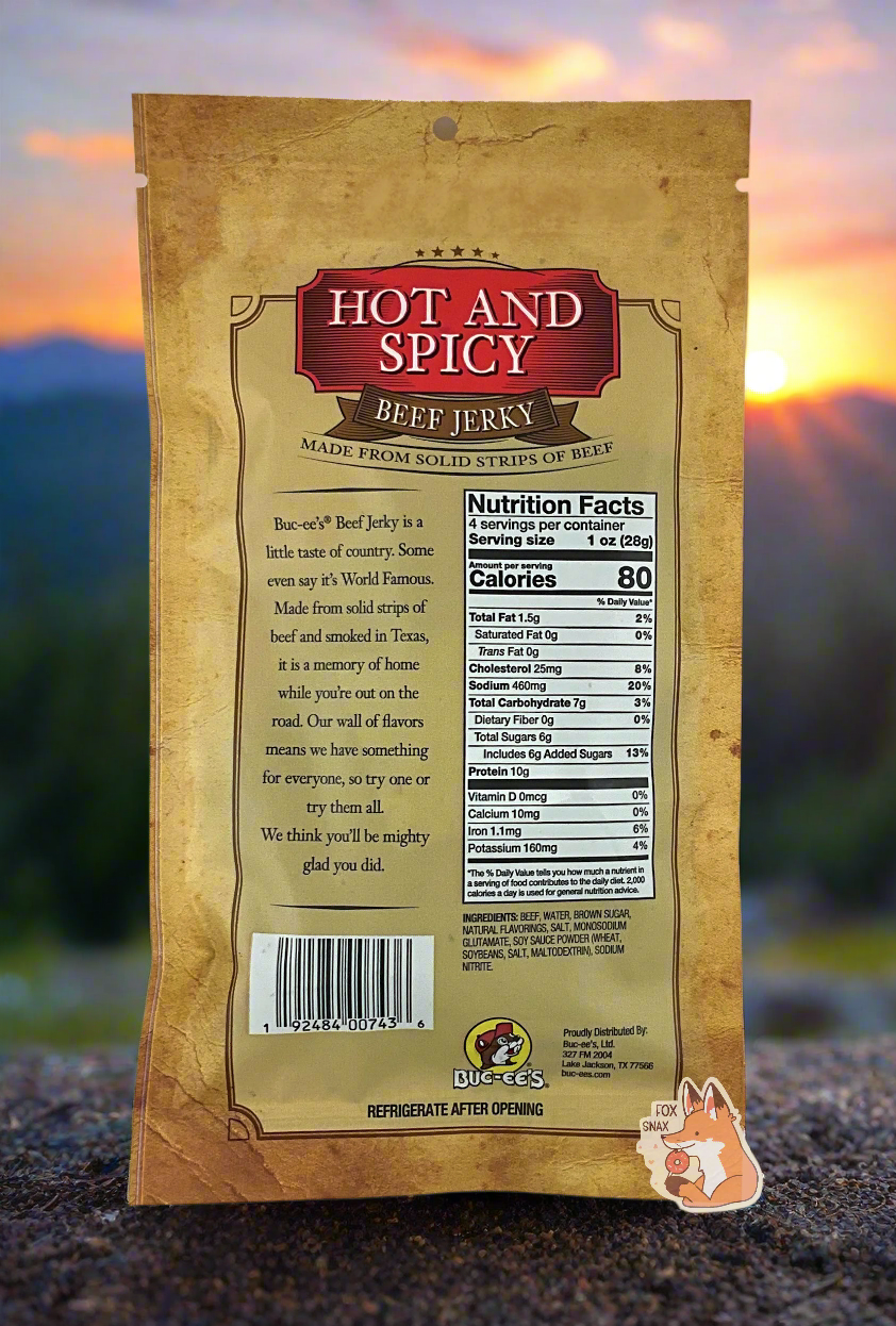 Buc-ee's Hot And Spicy Beef Jerky