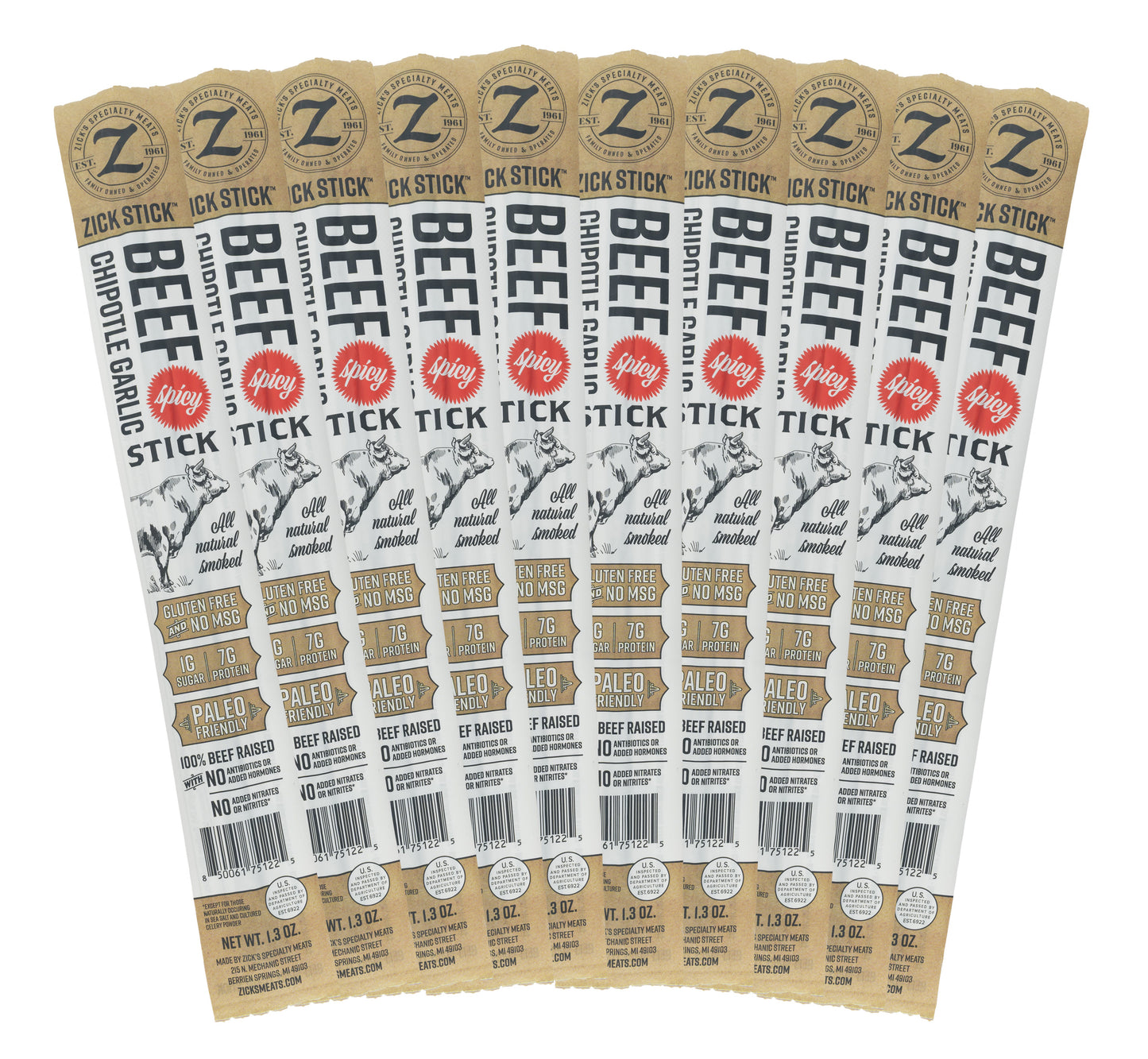 Zick Stick Spicy Chipotle Garlic – 1.3oz