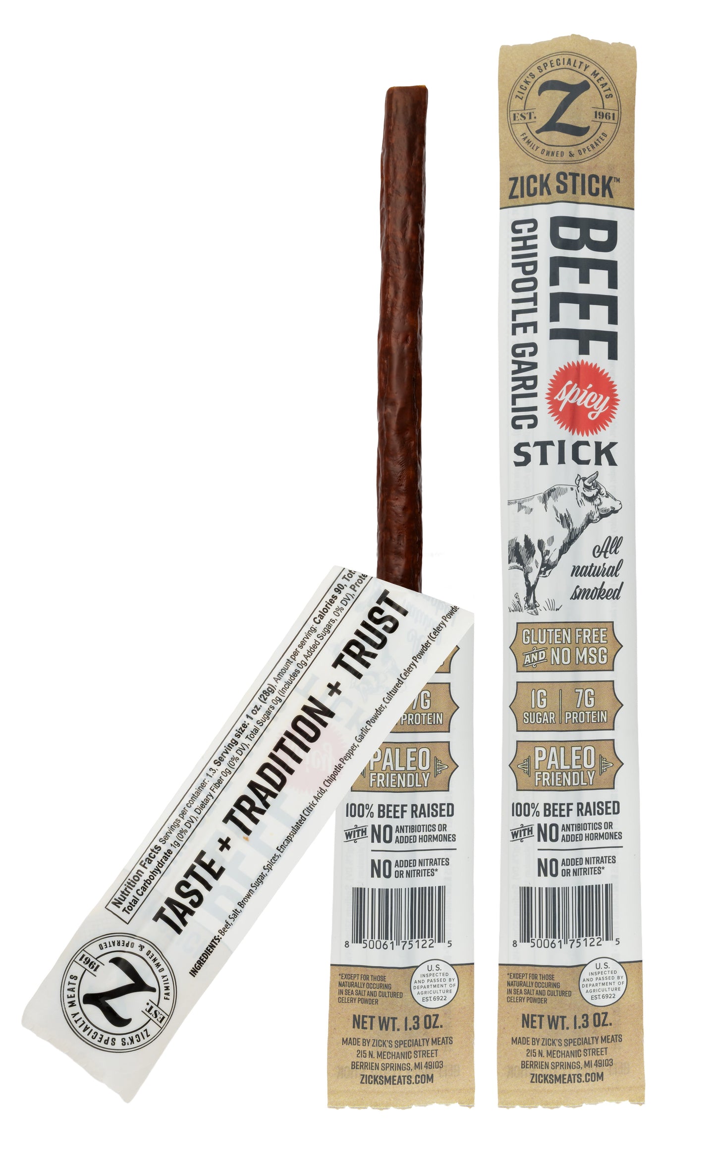 Zick Stick Spicy Chipotle Garlic – 1.3oz