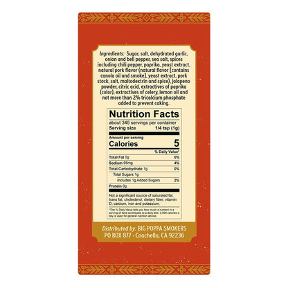 Big Poppa's Sweet Money Hot Seasoning - 12.3oz