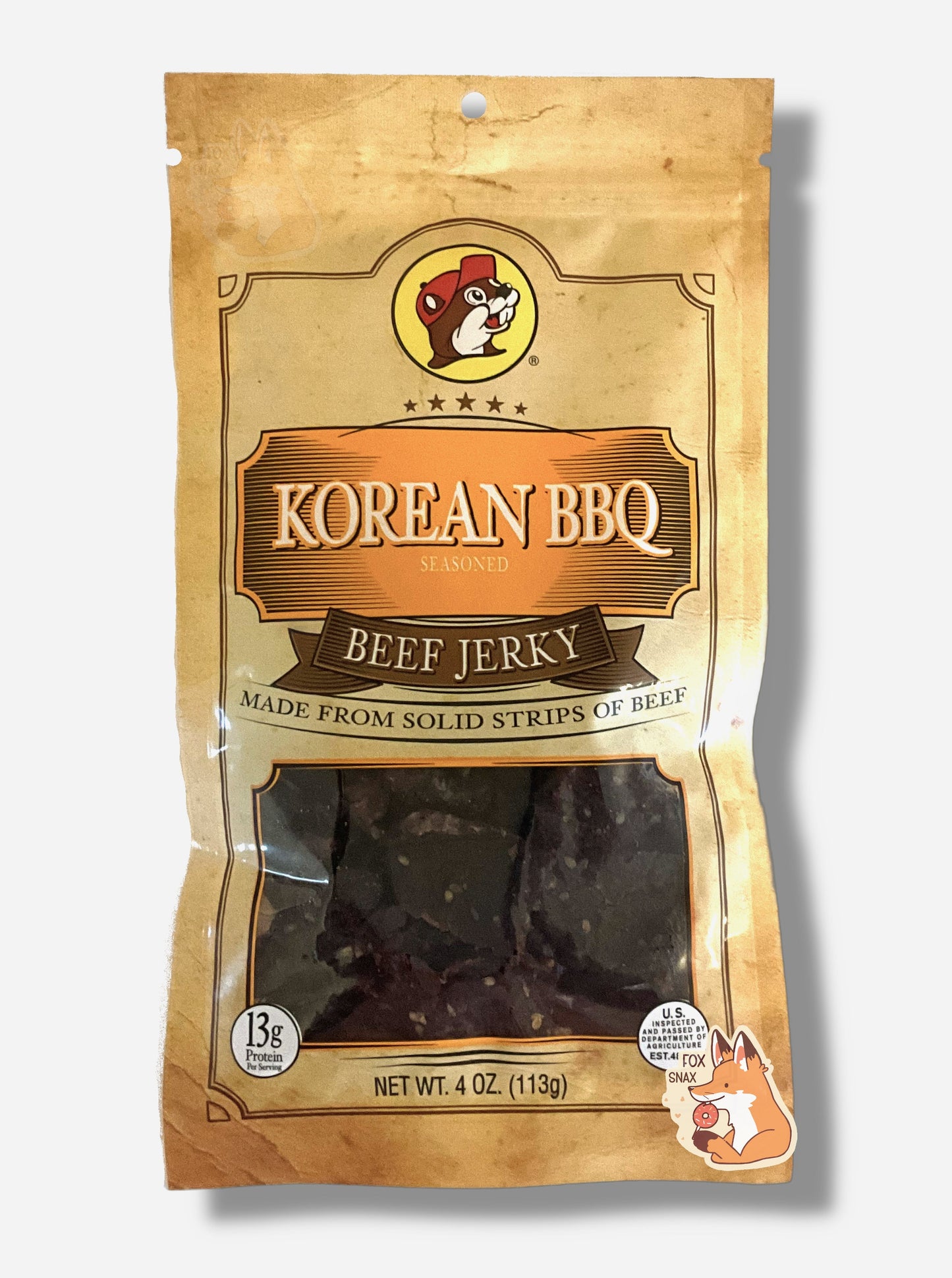Buc-ee's Korean BBQ Beef Jerky