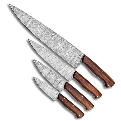 DAMASCUS KITCHEN CHEF KNIVES SET
