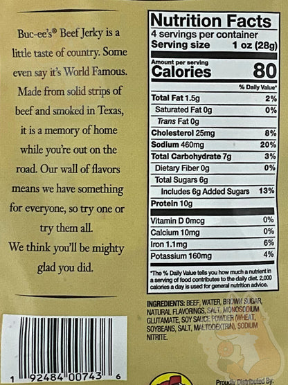 Buc-ee's Hot And Spicy Beef Jerky