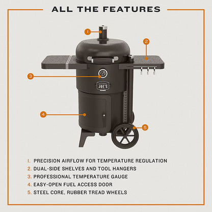 Oklahoma Joe’s Bronco Drum Smoker Rental (1, 2 & 3 Day Packages)