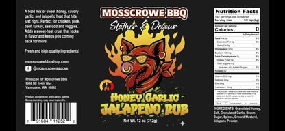 Honey Garlic Jalapeño Rub