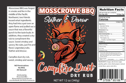 Campfire dust bbq rub