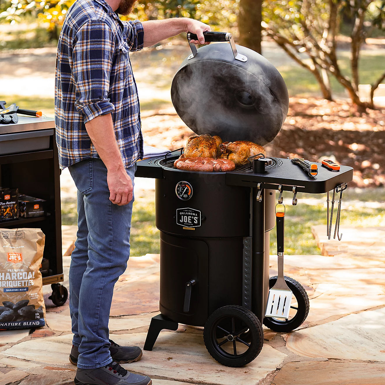 Oklahoma Joe’s Bronco Drum Smoker Rental (1, 2 & 3 Day Packages)